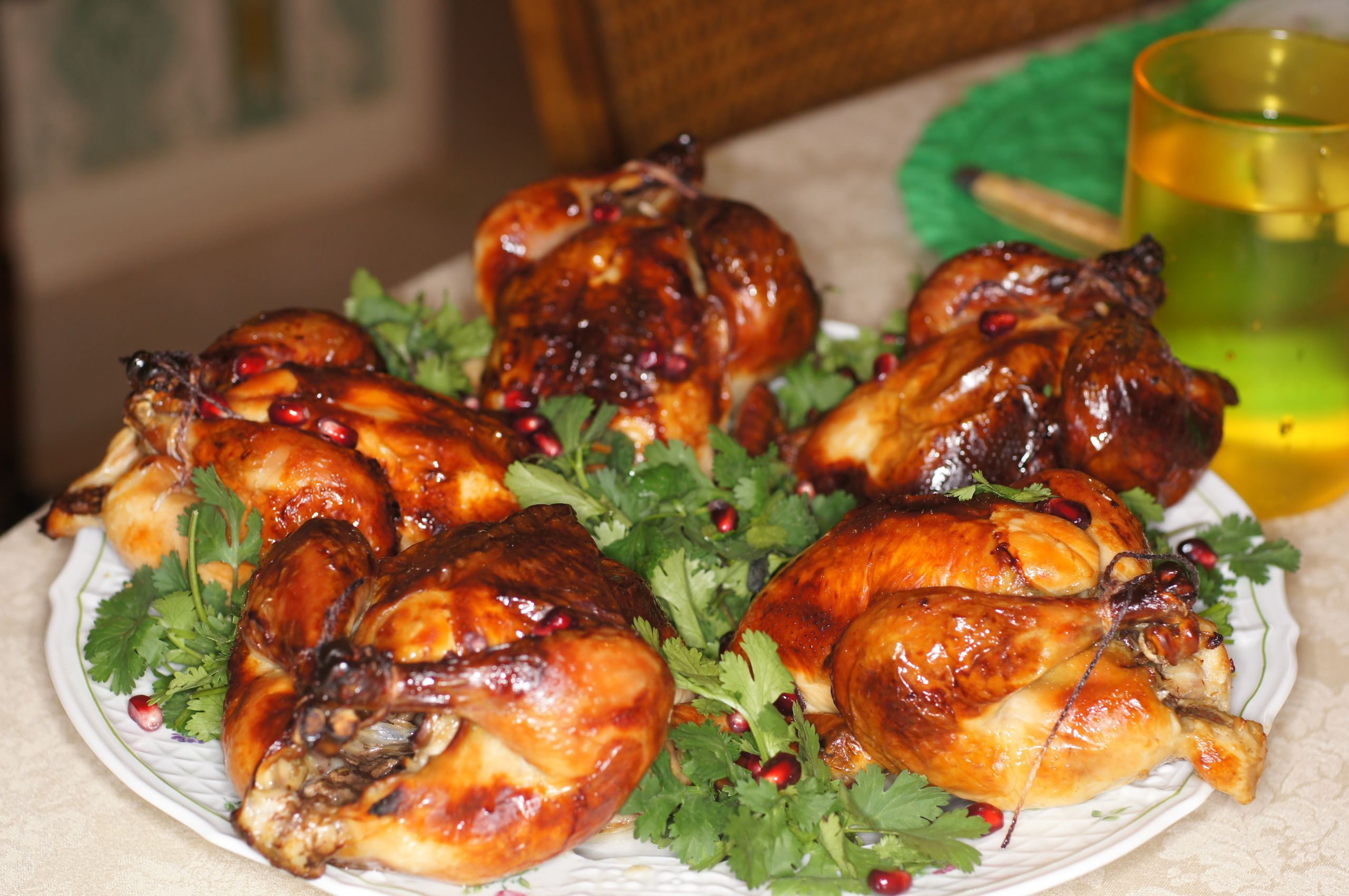 Recipes For Cornish Game Hens
 Roasted Brined Cornish Game Hens with Pomegranate Sauce