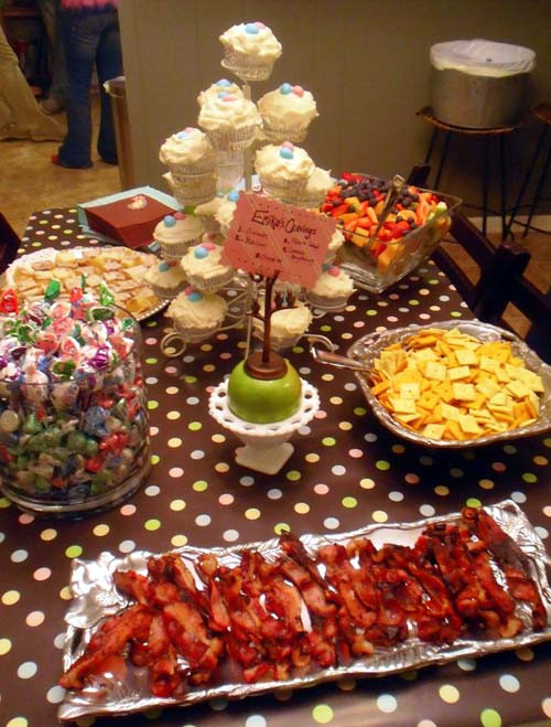 Reveal Party Food Ideas
 Baby Gender Reveal Party Menu