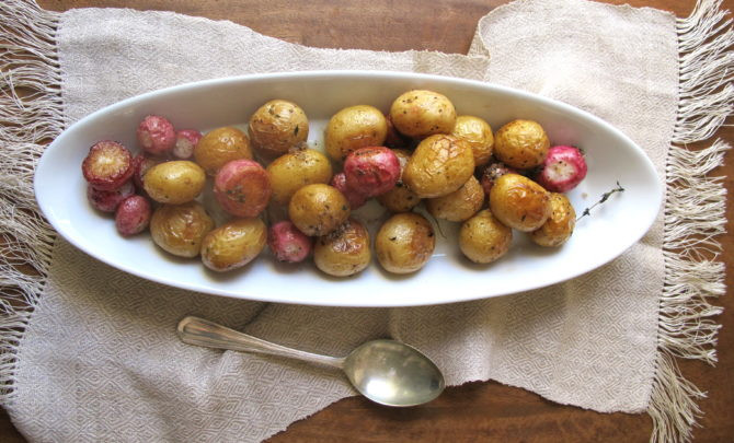Roasted Baby Gold Potatoes
 Roasted Baby Yukon Gold Potatoes and Radishes Recipe Relish