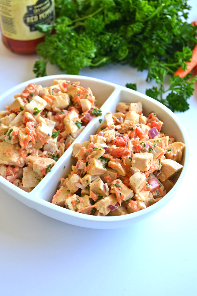Roasted Chicken Salad
 Roasted Garlic Chicken Salad – Little Bits of…