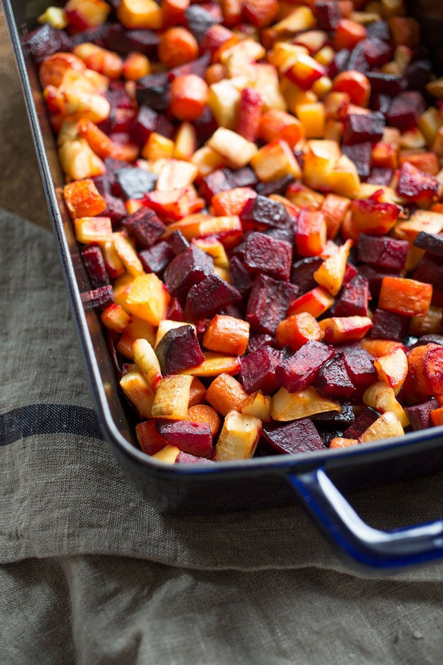 Roasted Root Vegetables Beets
 Rainbow Roasted Root Ve ables Recipe