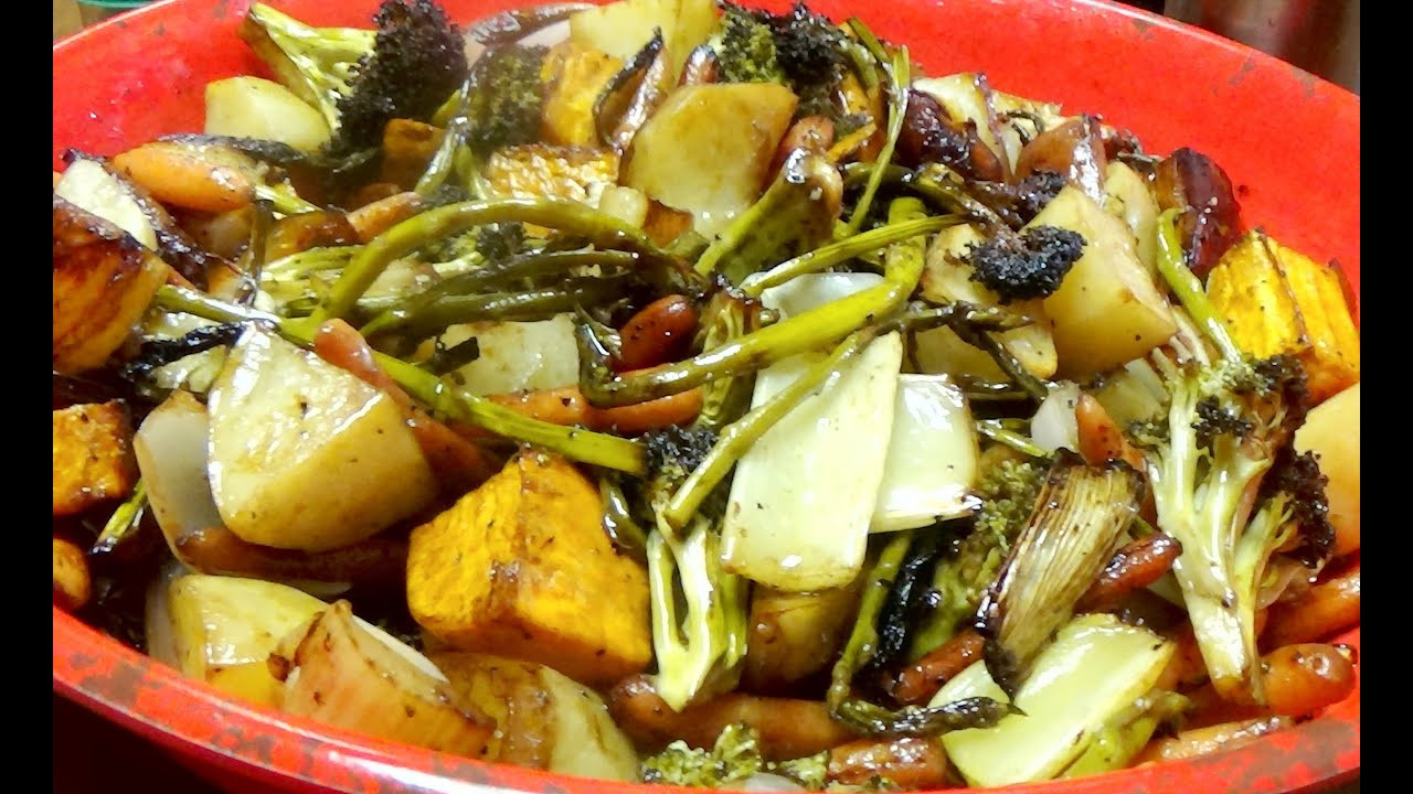 Roasted Vegetables With Balsamic Glaze
 Recipe For or How To Make Roasted Ve ables with a