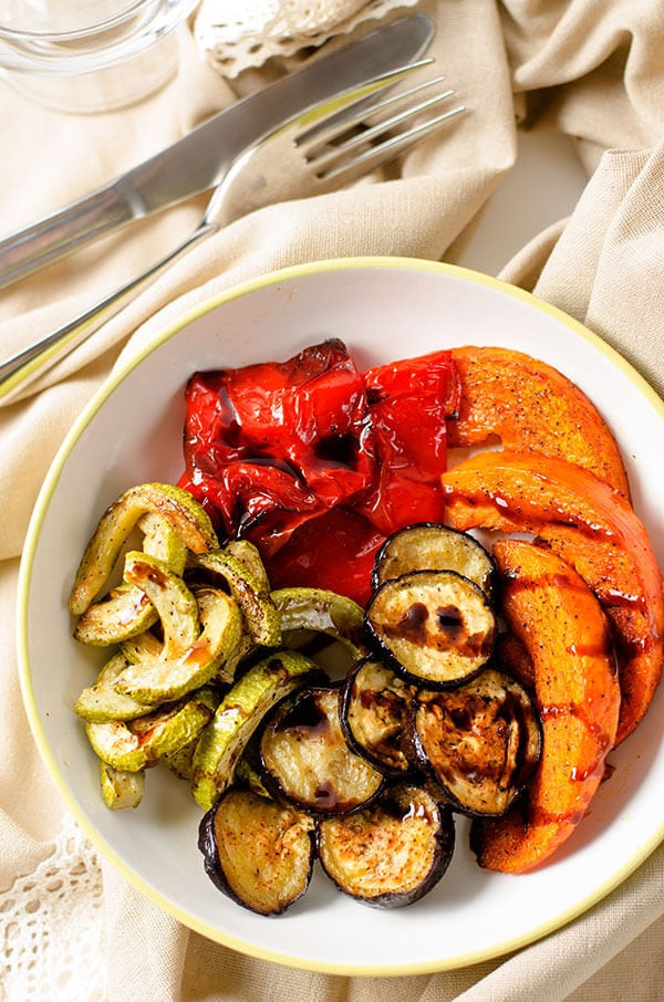 Roasted Vegetables With Balsamic Glaze
 Roasted Ve ables with Balsamic Glaze