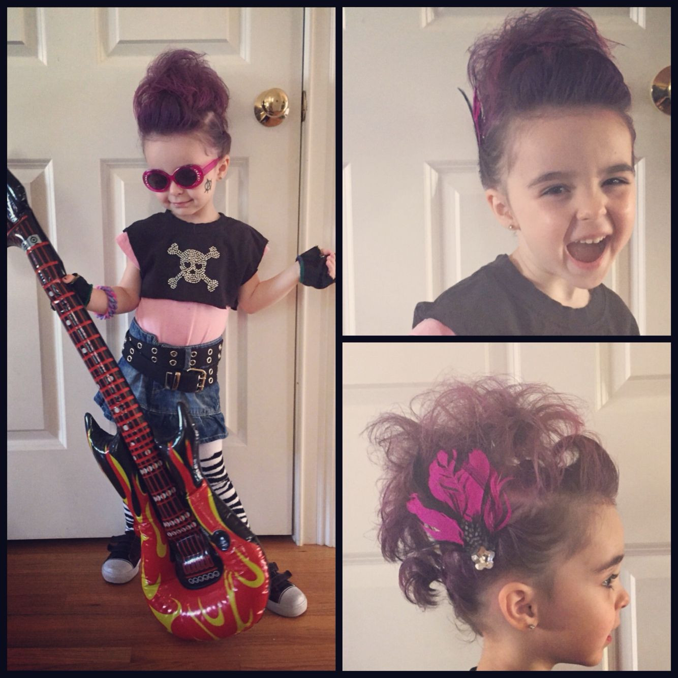 Rock Costume DIY
 Punk rock toddler diy costume