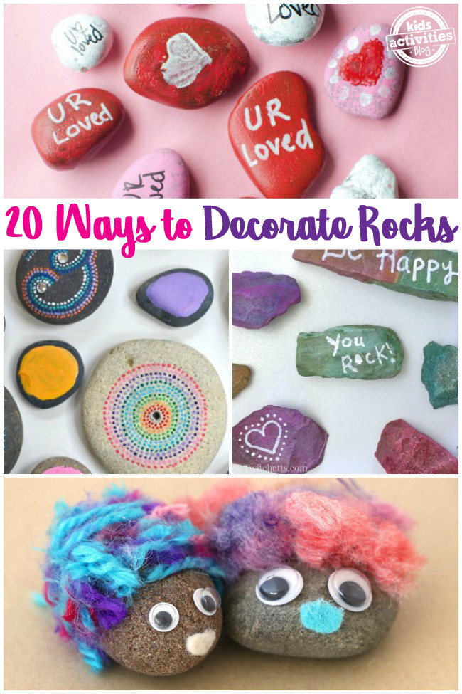 Rock Decoration Ideas
 20 Crazy Fun Rock Decorating Ideas for Kids