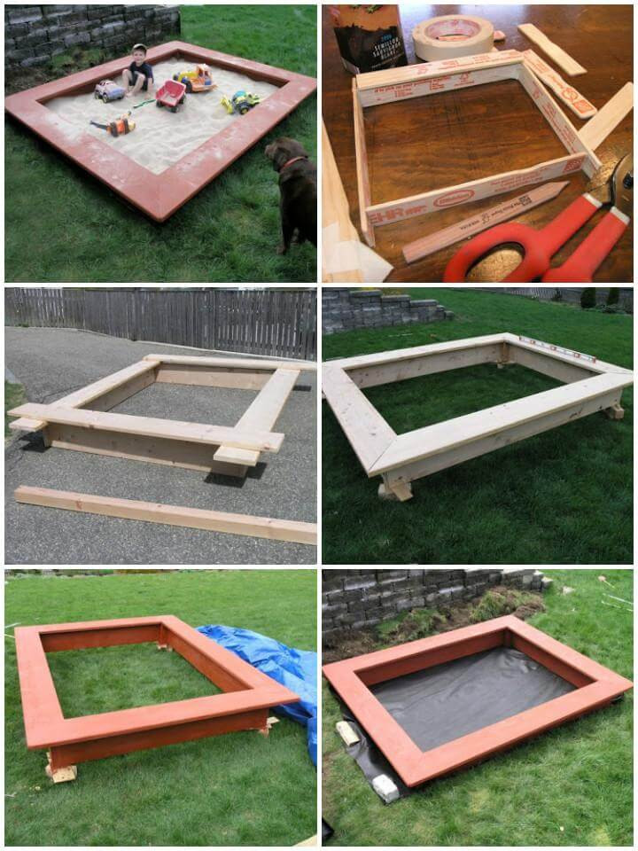 Sandbox Plans DIY
 60 DIY Sandbox Ideas and Projects for Kids Page 7 of 10