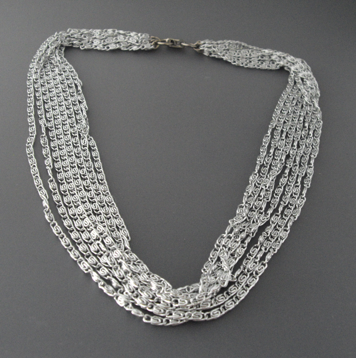 Sarah Coventry Necklace
 Silver Necklace Vintage Sarah Coventry Silvery Cascade