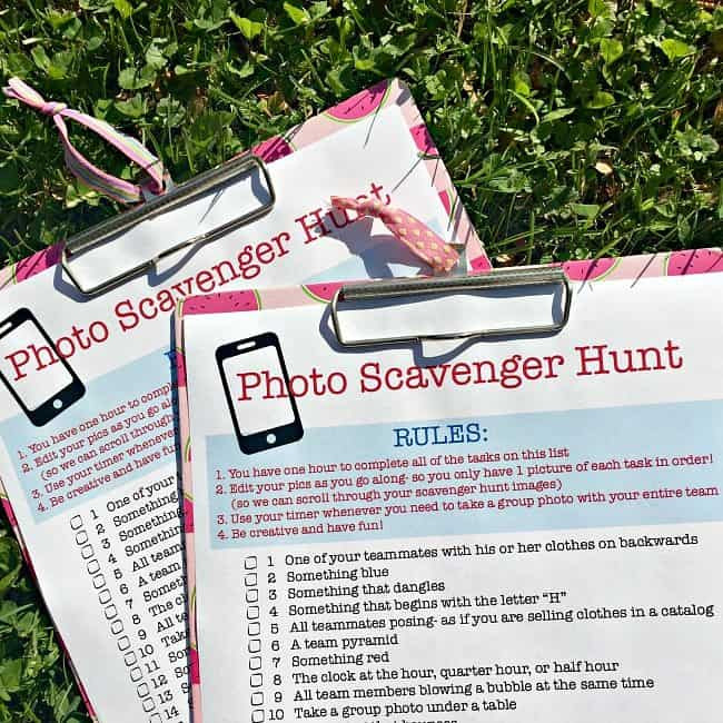 Scavenger Hunt Birthday Party Ideas
 Scavenger Hunt for Tweens free printable party