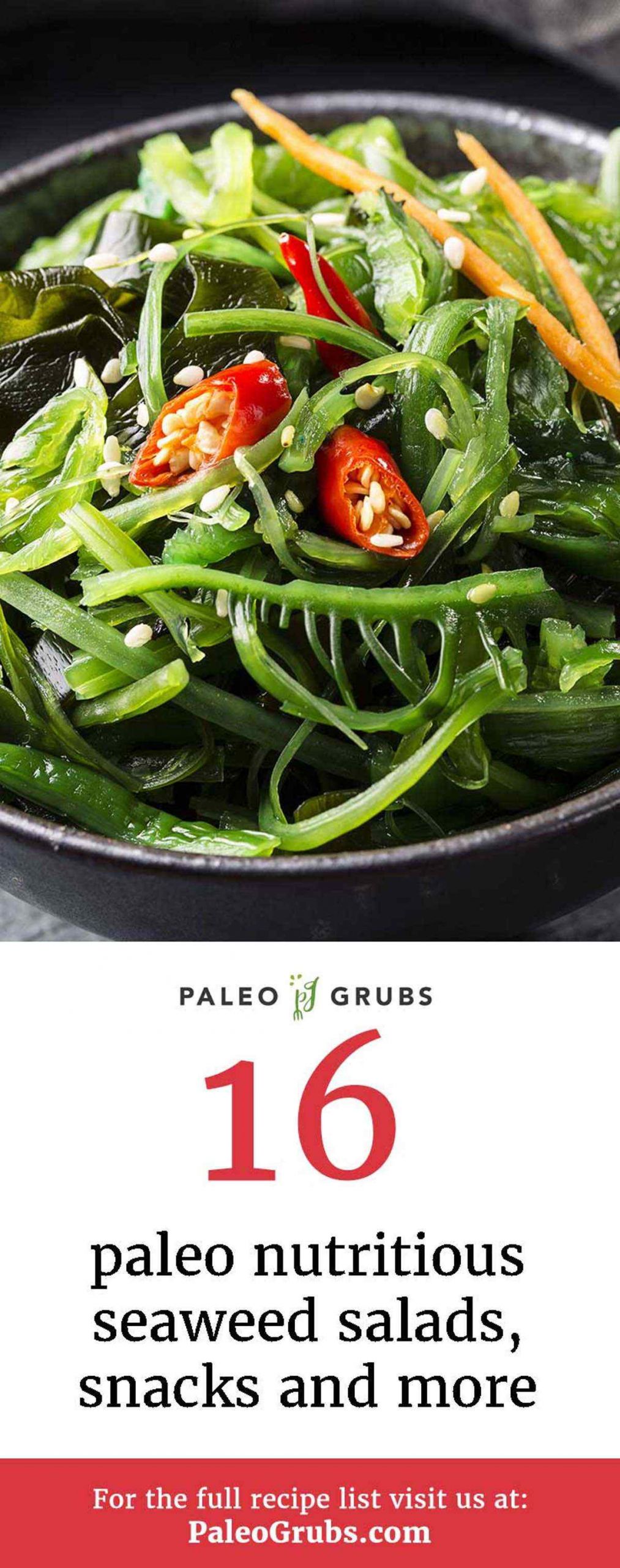Seaweed Snacks Recipe
 16 Paleo Nutritious Seaweed Salads Snacks and More
