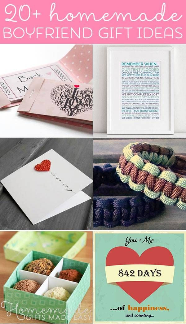 Sentimental Gift Ideas For Boyfriend
 Best Homemade Boyfriend Gift Ideas Romantic Cute and