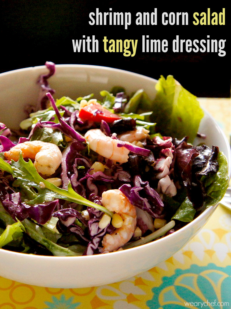 Shrimp And Corn Salad
 Shrimp Salad Recipe with Corn and Tangy Lime Dressing
