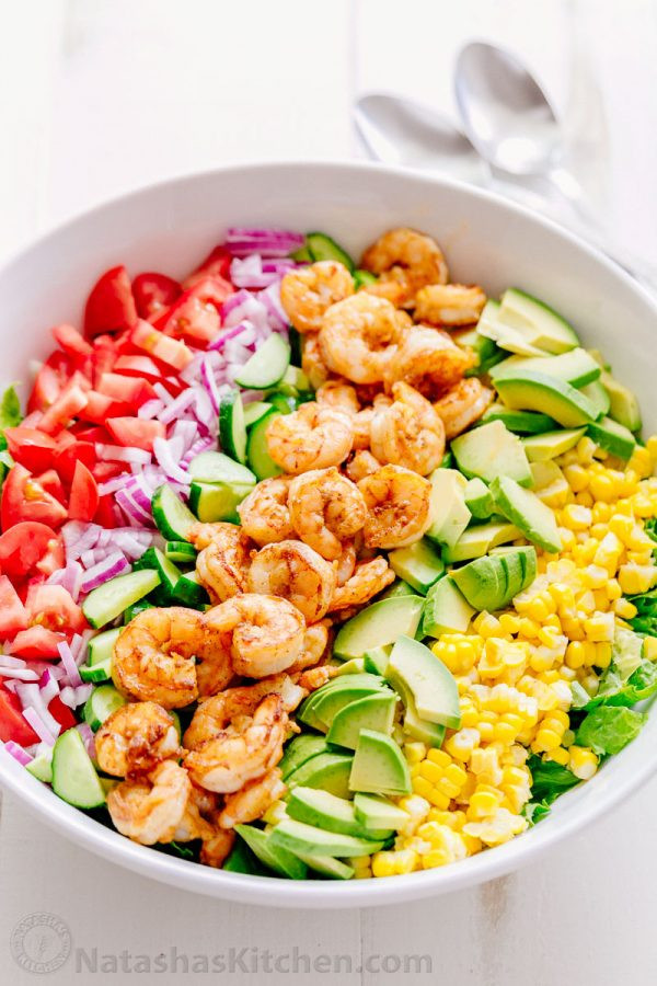 Shrimp And Corn Salad
 Shrimp Avocado Salad Recipe NatashasKitchen
