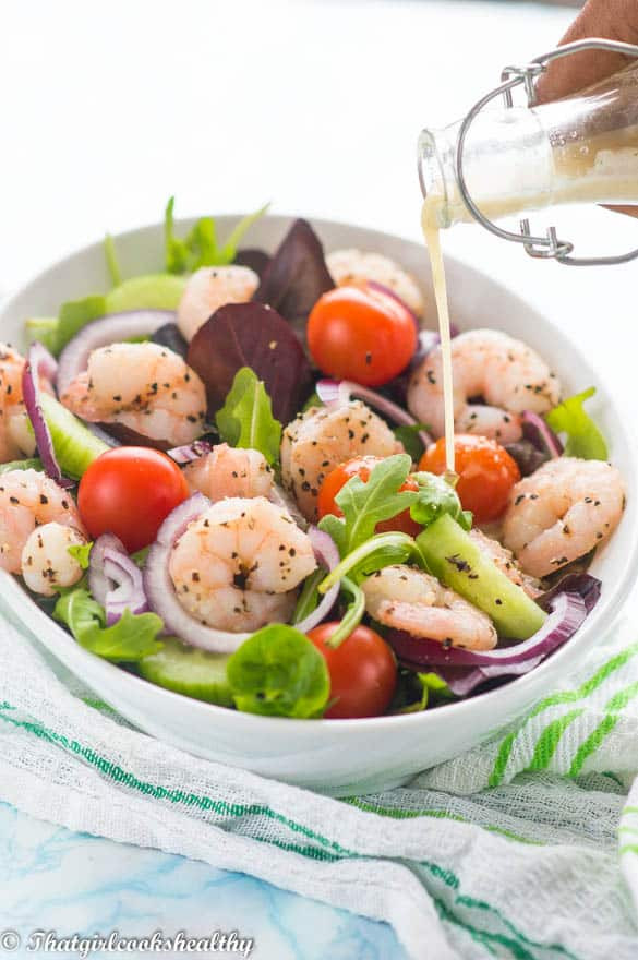 Simple Shrimp Salad
 Simple low carb keto shrimp salad That Girl Cooks Healthy