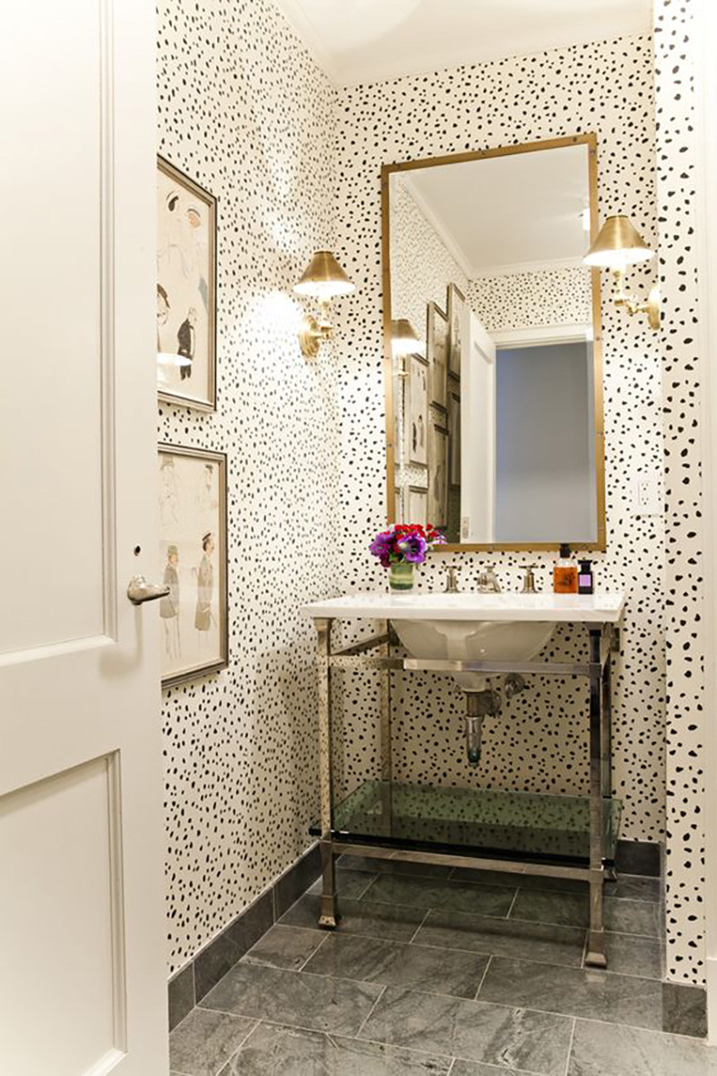 Small Bathroom Wallpaper Ideas
 Small Powder Room Ideas – Amber Interiors