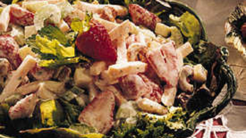 Smoked Turkey Salad
 Smoked Turkey Salad with Strawberries recipe from Betty