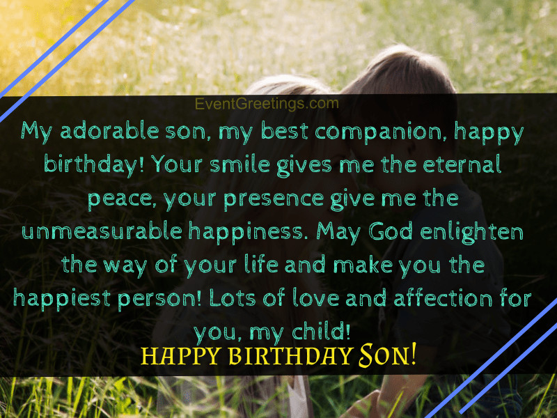 Son Birthday Quote
 30 Best Happy Birthday Son From Mom Quotes With