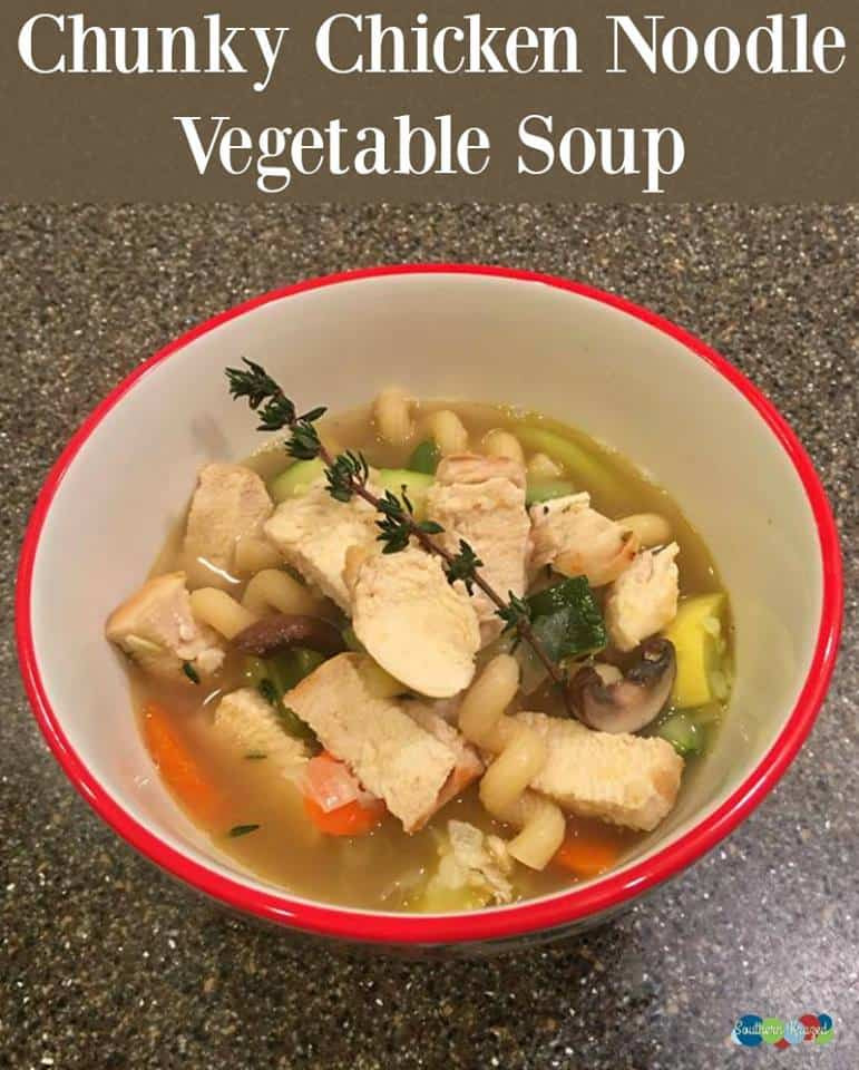 Southern Living Chicken Noodle Soup
 Chunky Chicken Noodle Ve able Soup Recipe 12 Days