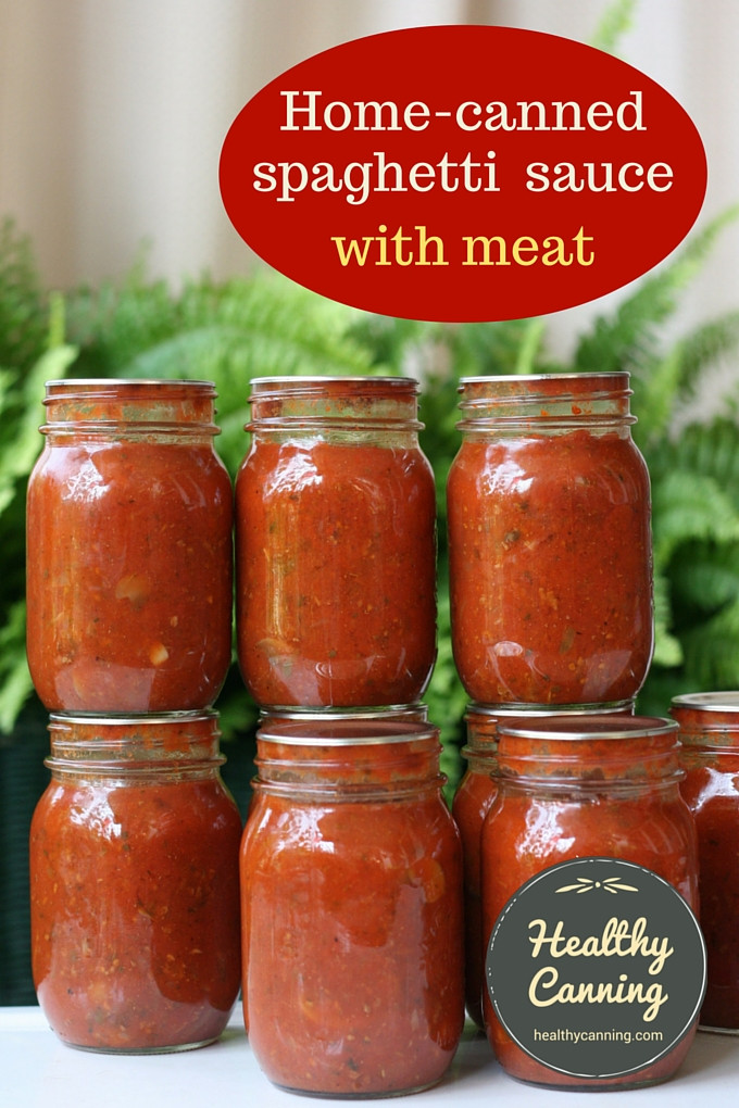 Spaghetti Sauce For Canning
 Spaghetti Sauce with Meat Healthy Canning