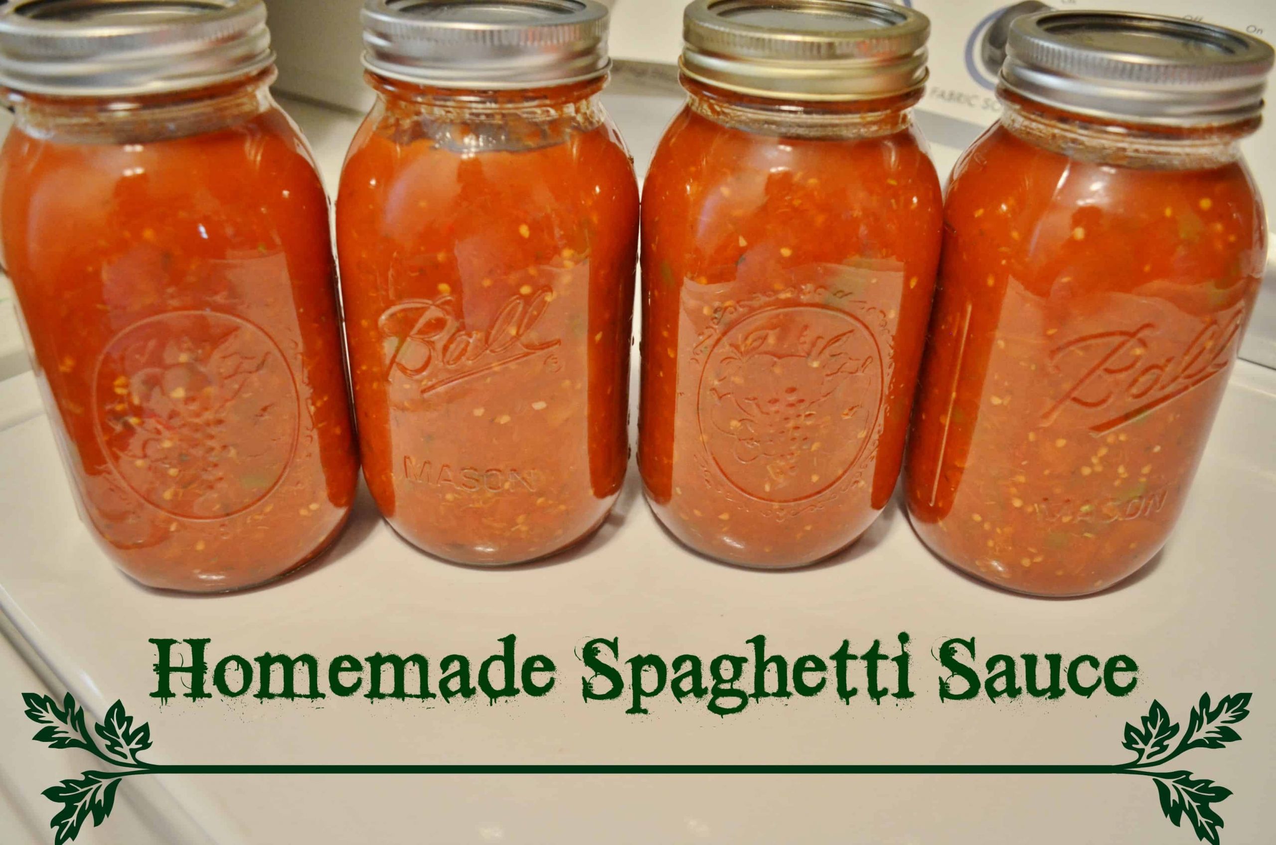 Spaghetti Sauce For Canning
 DIY Homemade Spaghetti Sauce Canning Recipe Tutorial