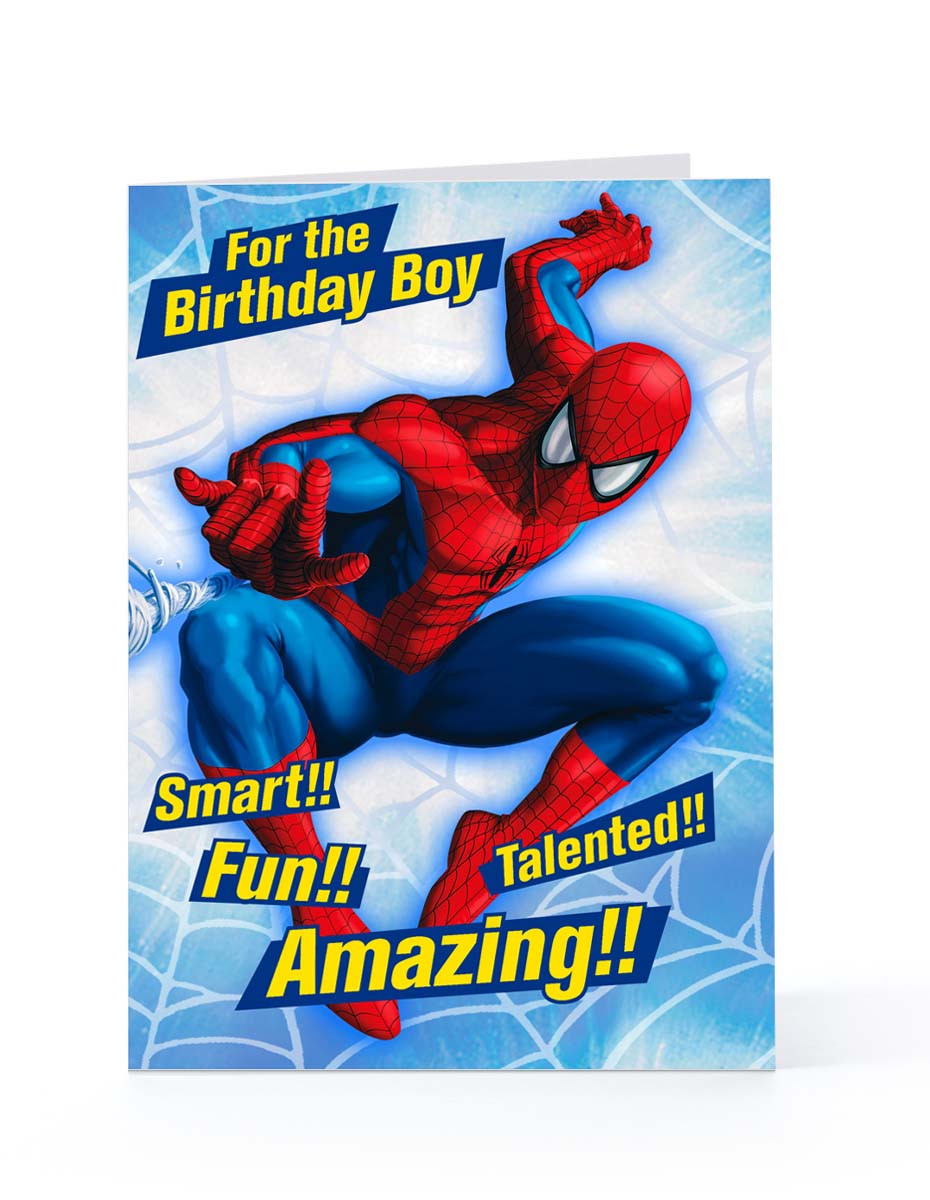 Spiderman Birthday Card
 Spider Man Happy Birthday Quotes QuotesGram