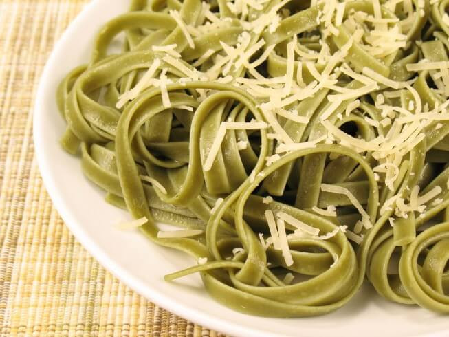 Spinach Noodles Recipe
 Green Spinach Noodles Recipe