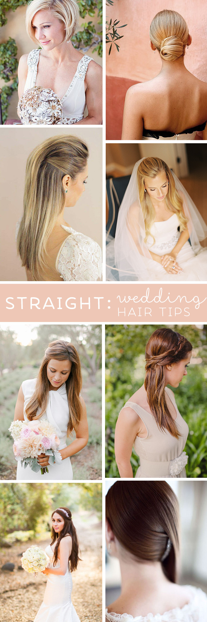 Straight Hairstyles For Weddings
 Best Wedding Hair Tips For Wearing Straight Styles
