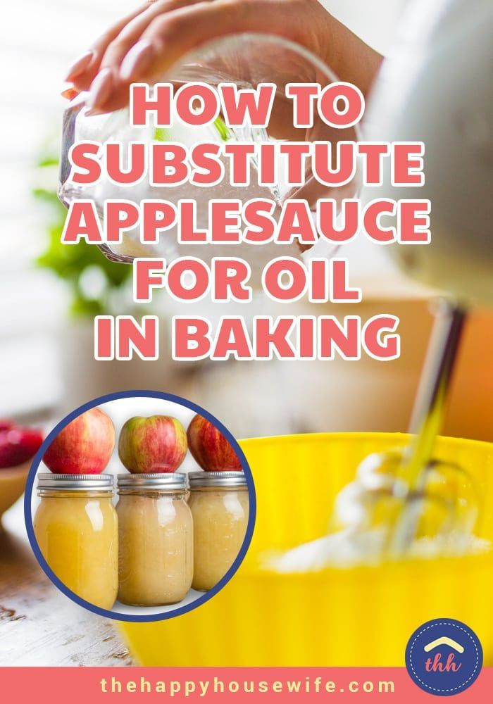 Substitute Applesauce For Oil
 How to Substitute Applesauce for Oil