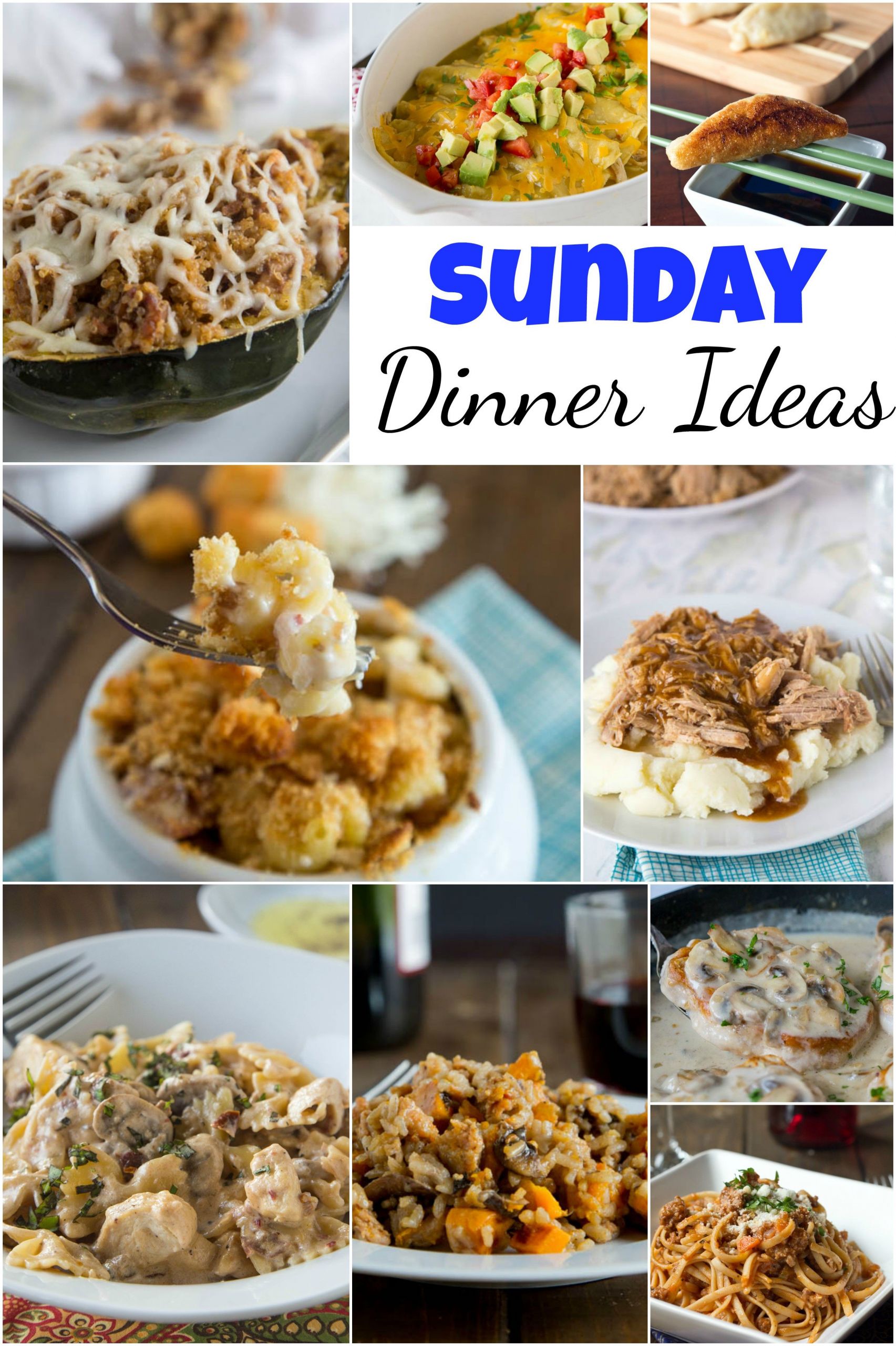 Sunday Family Dinner Ideas
 Sunday Dinner Ideas the weekend is for special dinners