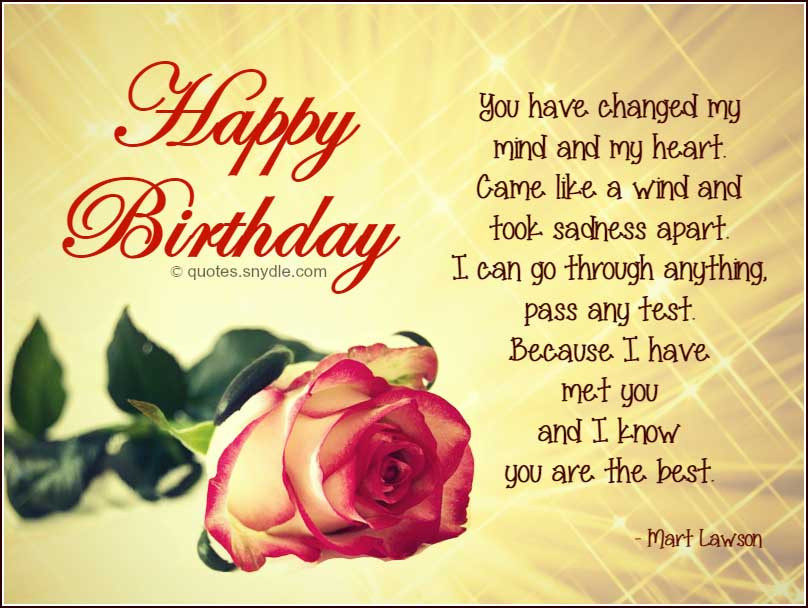 Sweet Birthday Quotes
 Birthday Quotes for Boyfriend – Quotes and Sayings
