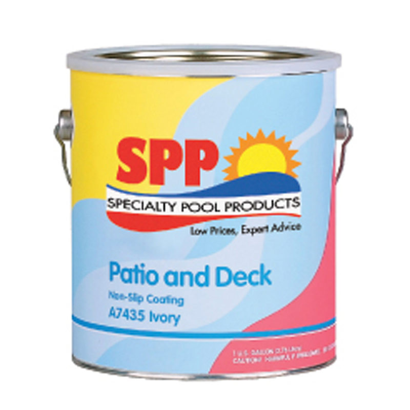 Swimming Pool Deck Paint
 Swimming Pool Patio & Concrete Deck Paint 1 Gallon Taupe