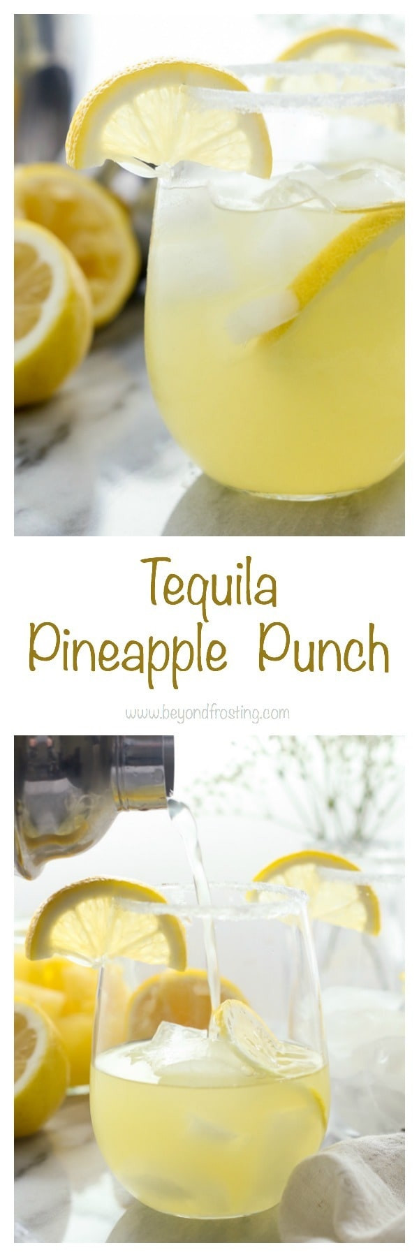 Tequila Pineapple Drinks
 Tequila Pineapple Punch Cocktail Beyond Frosting