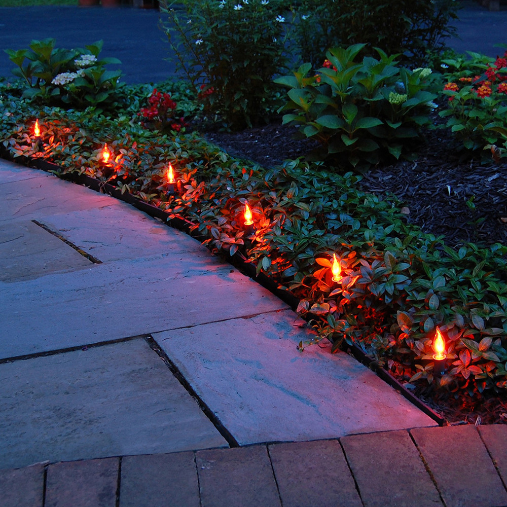 The Christmas Path
 Electric Pathway Kit – Flickering Flame Orange 10L Lumabase
