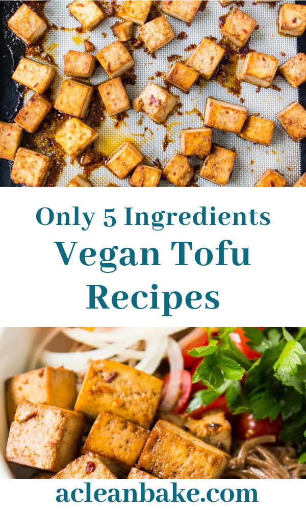 Tofu Recipes Simple
 Baked Tofu 5 Ingre nts Needed Weeknight Tofu