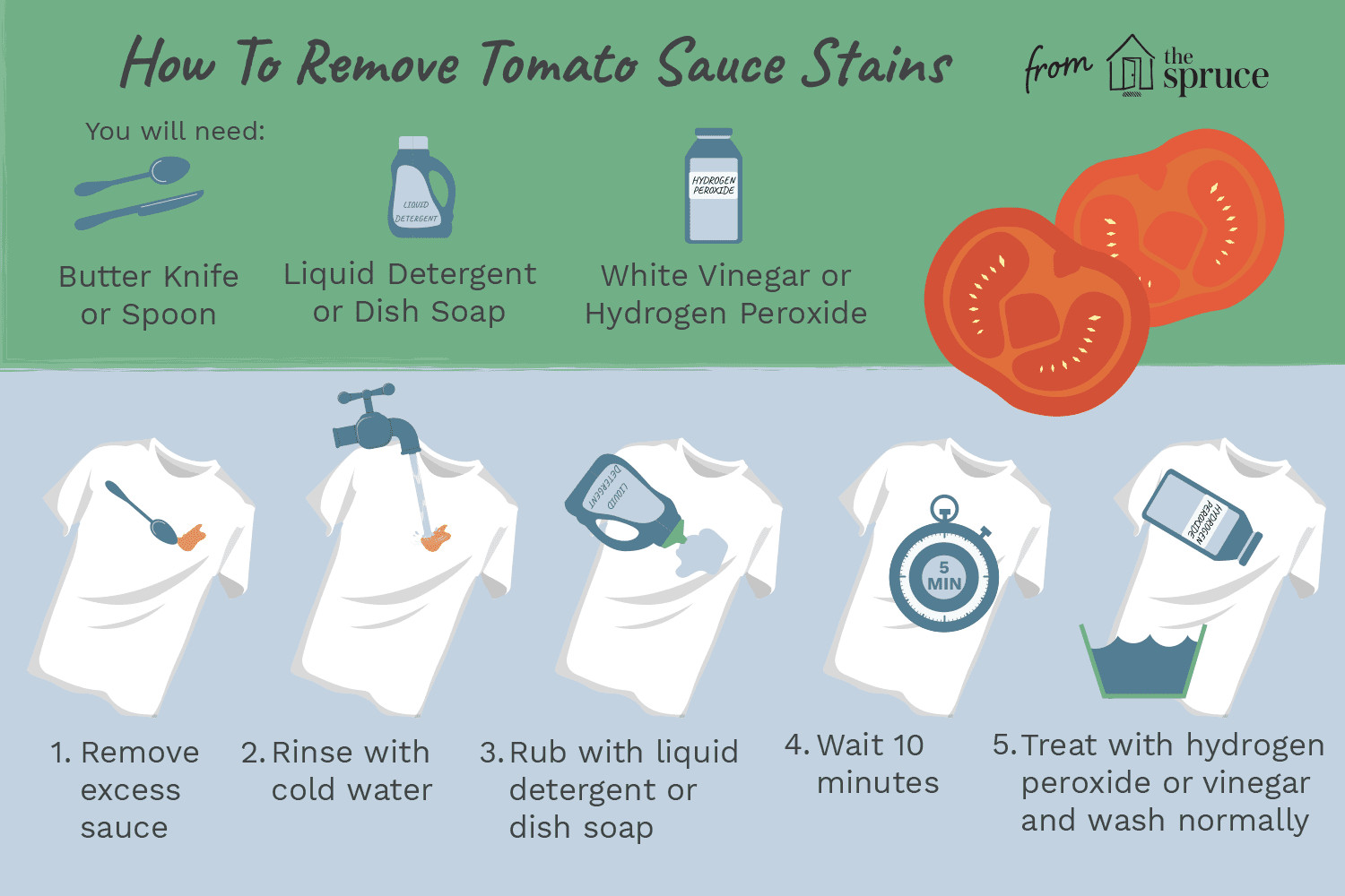 Tomato Sauce Stain
 How to Remove Tomato Sauce Stains