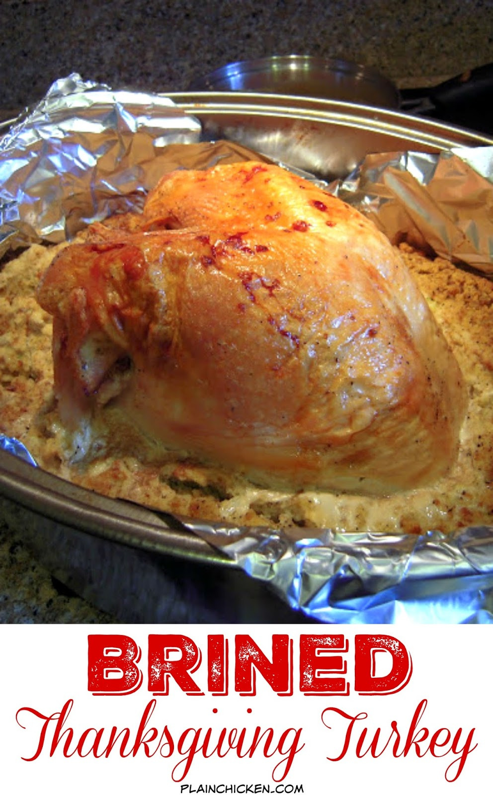 Turkey Brine Recipe Jamie Oliver
 Brined Thanksgiving Turkey Plain Chicken