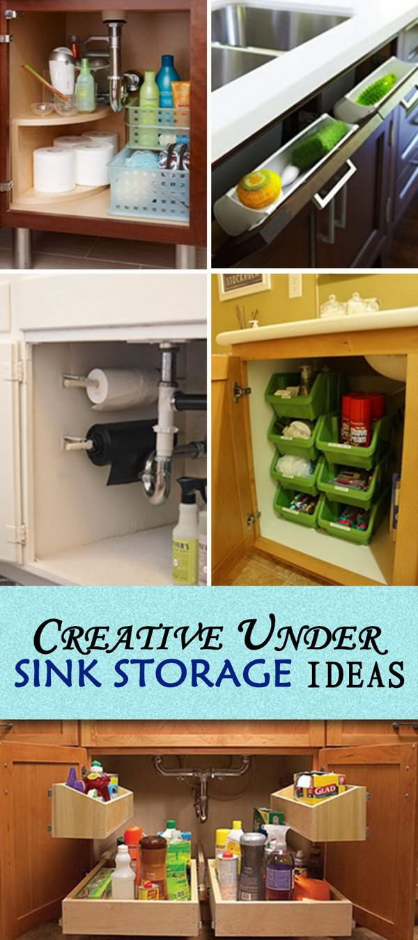 Under Kitchen Sink Storage Ideas
 Creative Under Sink Storage Ideas • VeryHom