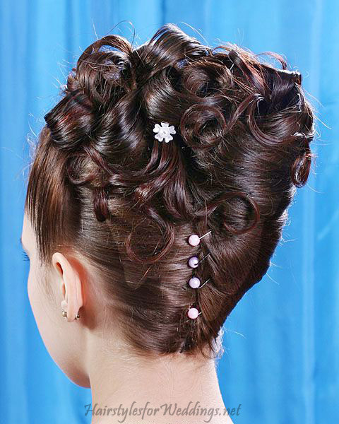 Updo Hairstyles For Medium Hair For Wedding
 Updo Wedding Hairstyles for Medium Hair Woman Fashion