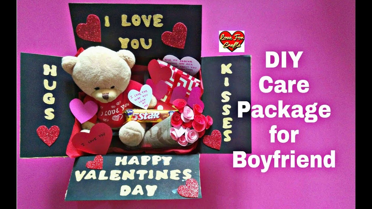 Valentine Day Gift Ideas For Boyfriends
 DIY Care Package for Boyfriend