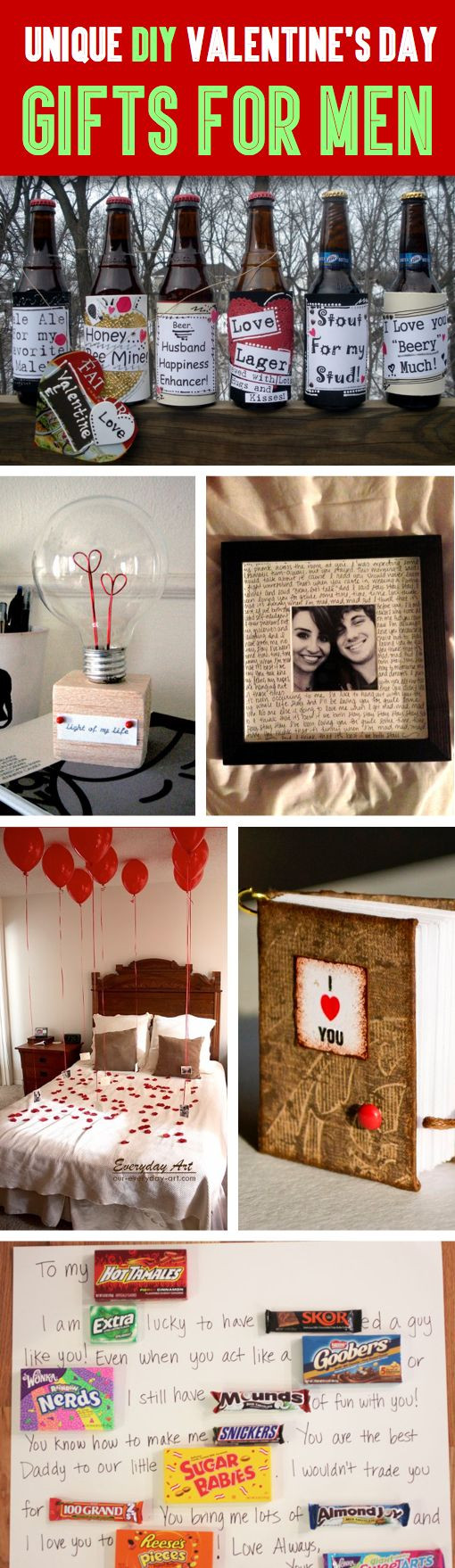 Valentine'S Day Gift Ideas For Men
 35 Unique DIY Valentine s Day Gifts For Men