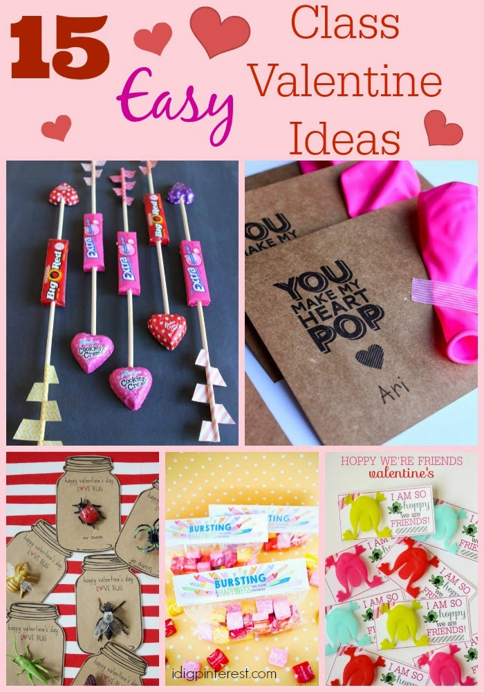 Valentines Gift Ideas Pinterest
 15 Easy Homemade Class Valentine Ideas I Dig Pinterest
