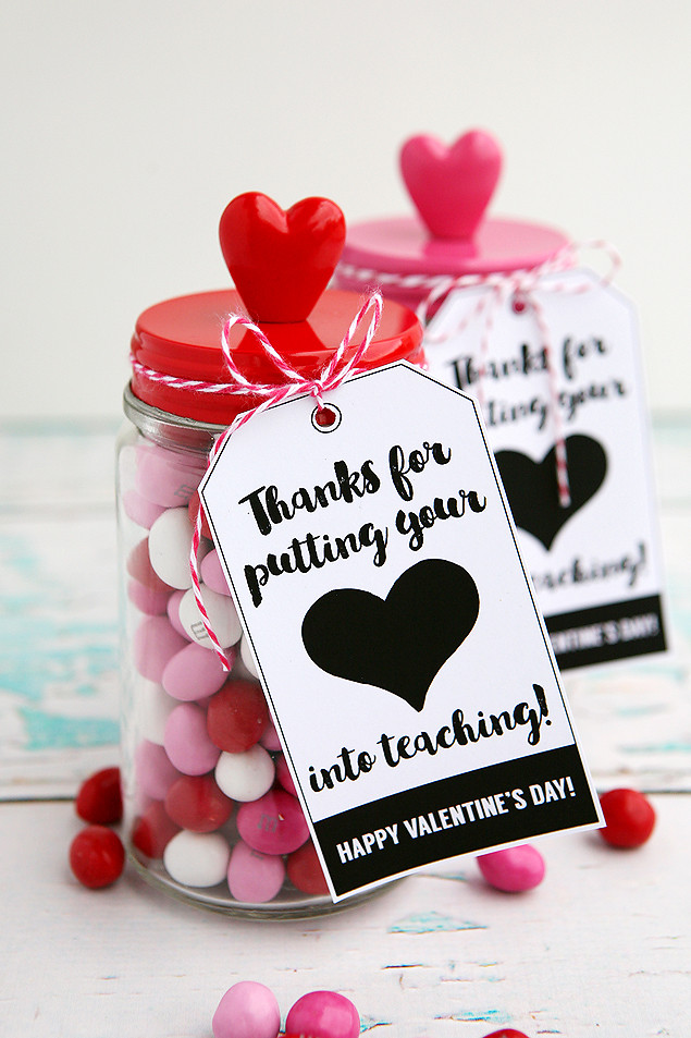 Valentines Gift Ideas Pinterest
 Thanks For Putting Your Heart Into Teaching Eighteen25