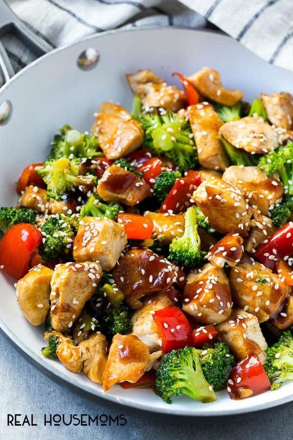 Vegetable Dishes For Dinner
 Teriyaki Chicken and Ve ables with Video ⋆ Real Housemoms
