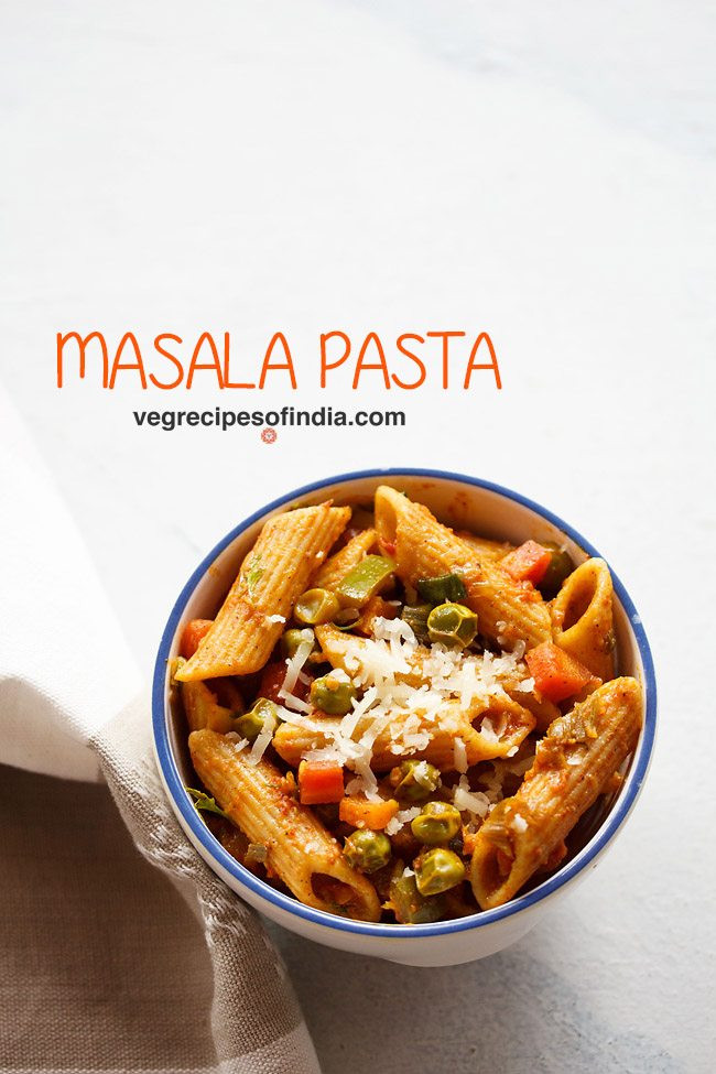 Vegetarian Pasta Recipes Indian
 masala pasta recipe indian style pasta