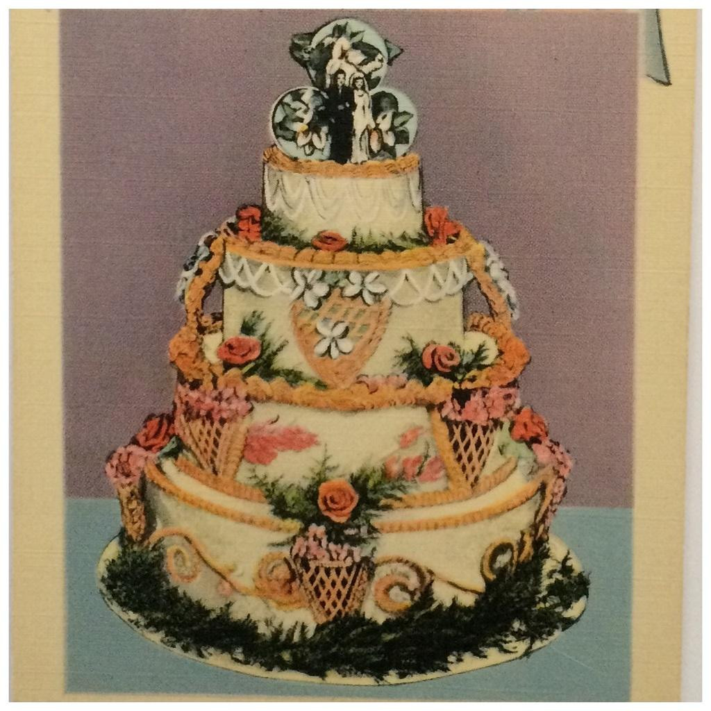 Wedding Cakes Fort Wayne
 Vintage Postcard Advertising Wedding Cakes from atticink