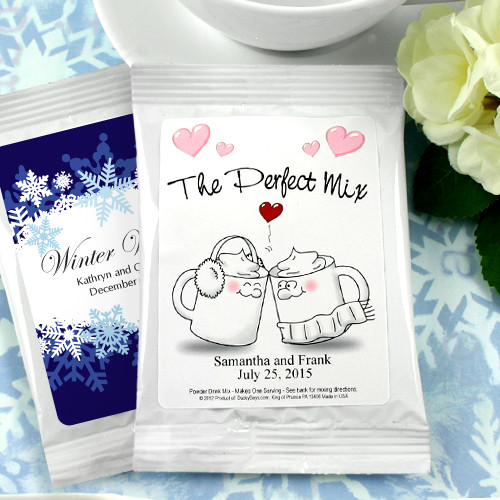 Wedding Chocolate Favors
 Personalized Hot Cocoa Chocolate Wedding Favors