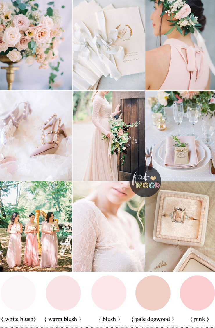 Wedding Color Themes
 Blush pink wedding theme 36 Pretty blush pink color