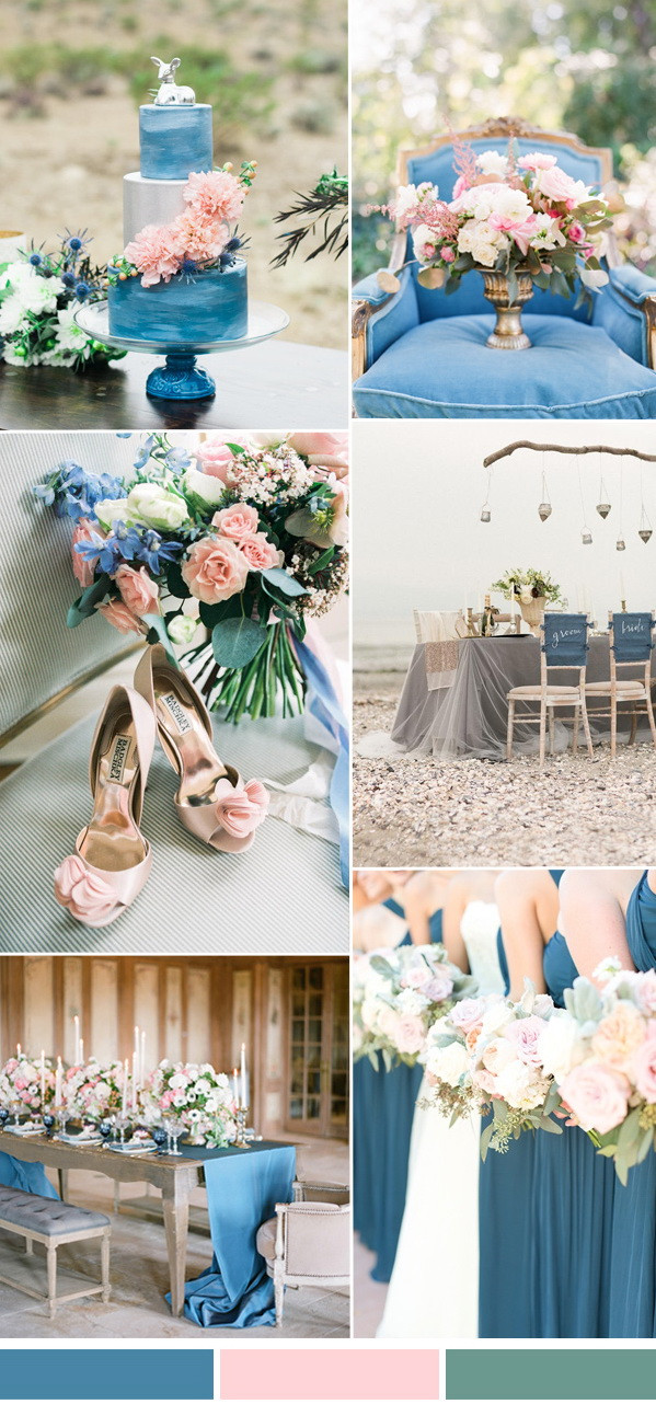Wedding Color Themes
 Spring Summer Wedding Color Ideas 2017 from Pantone