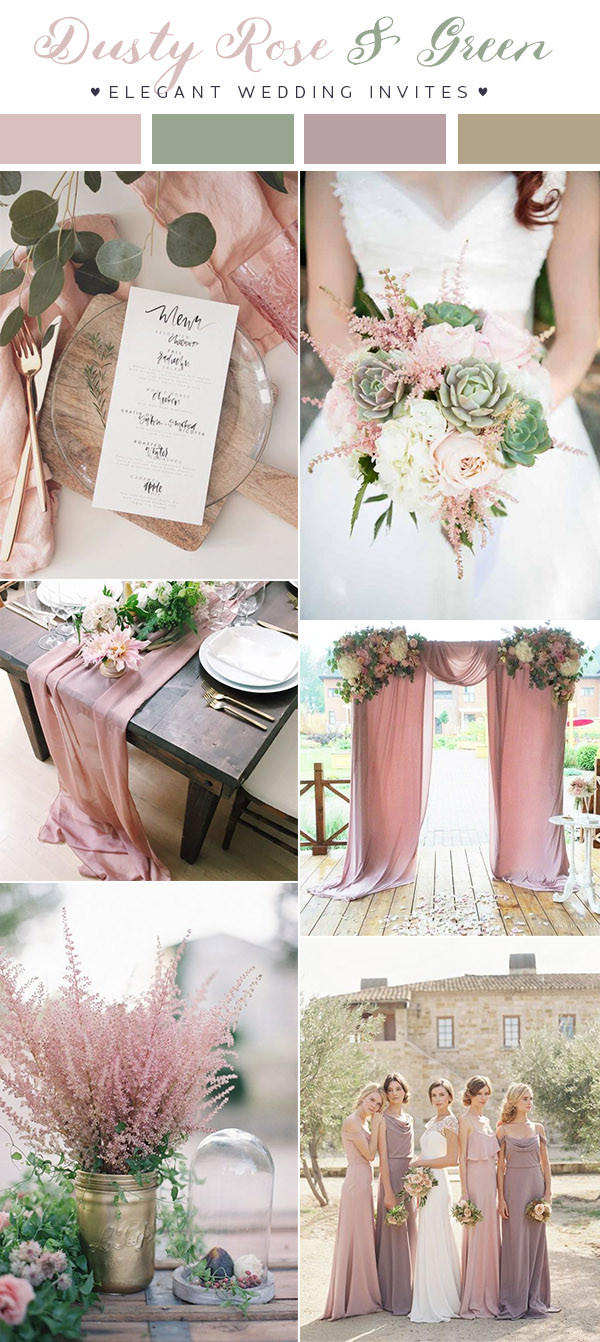 Wedding Color Themes
 Updated Top 10 Wedding Color Scheme Ideas for 2018 Trends