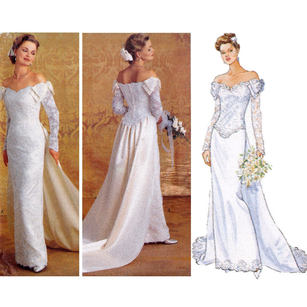 Wedding Dress Patterns To Sew
 Bridal Gown Sewing Pattern Wedding Dress Pattern Butterick