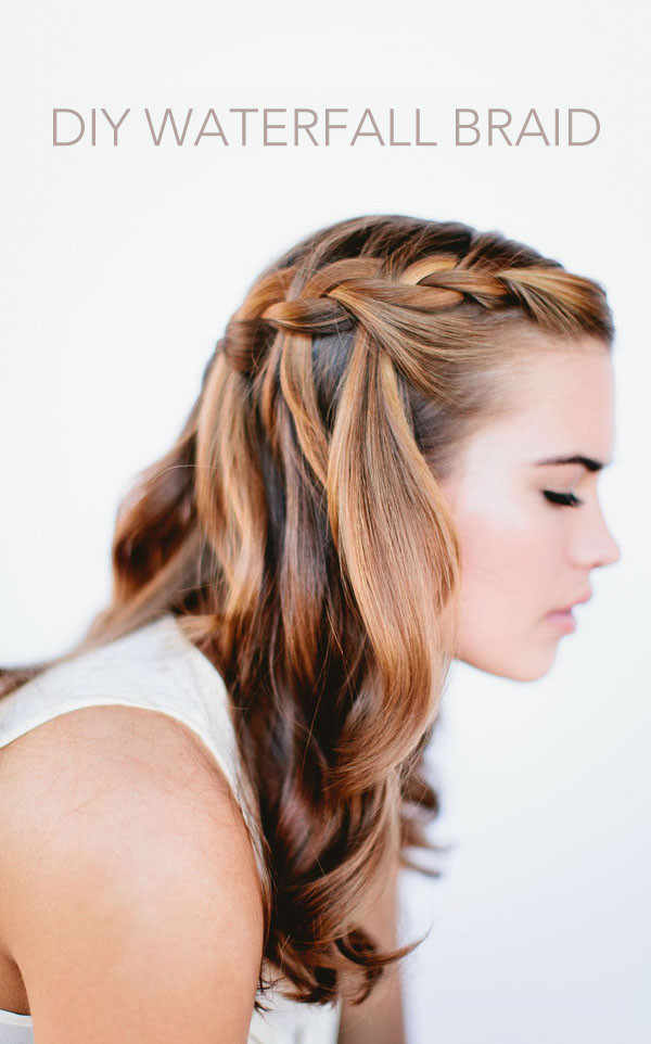Wedding Hairstyles With Braids For Long Hair
 Waterfall Braid Wedding Hairstyles for Long Hair ce Wed